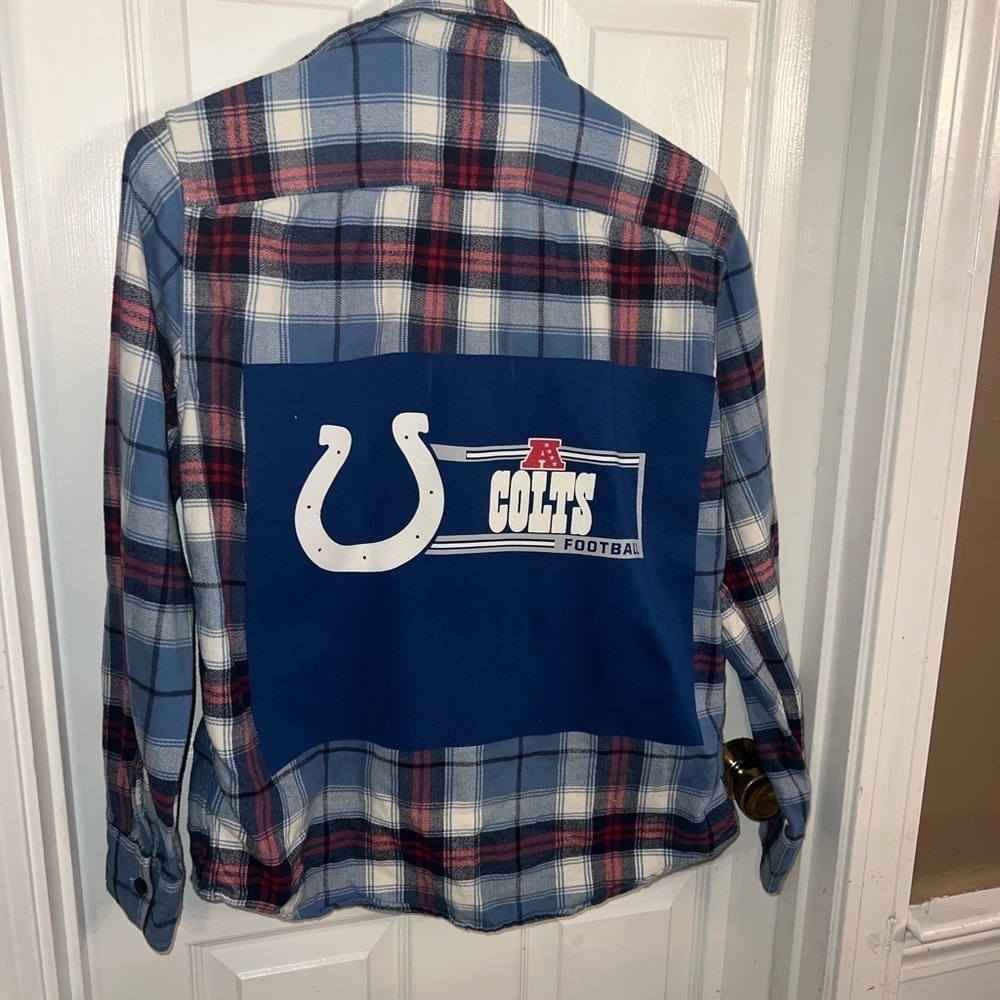 Upcycled flannel shirt